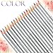 Soucolor 72 Colored Pencils Marco Raffine Coloring Drawing Pencils for Adult Coloring Books Artwork Office Art