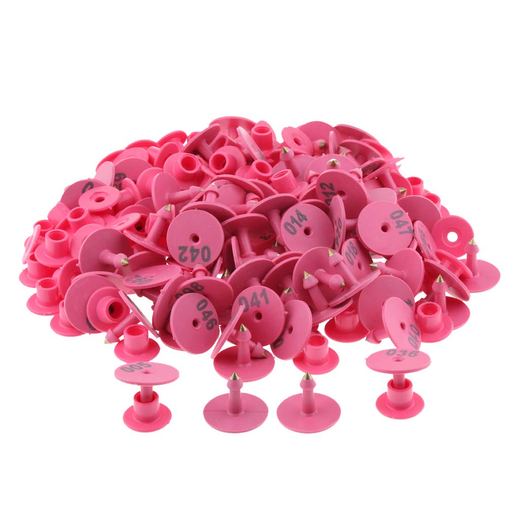 Photo 1 of ***SIMILAR ITEM***
Baosity 100PCS Small Numbered Livestock Ear Tag for Pig, Pink
