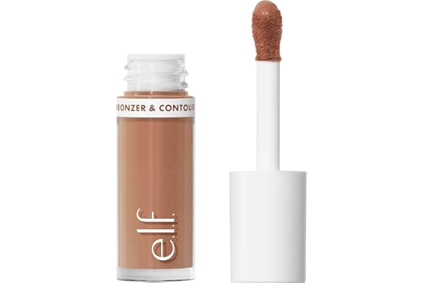 e.l.f. Camo Liquid Bronzer & Contour, Silky Pigmented Formula, Long-Lasting Glow for A Sun-Kissed, Sculpted Finish, Vegan & C