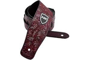 Decorative Guitar Strap, PU Leather Bass Strap, Electric Guitar Accessories, Leather guitar straps, electric guitar straps
