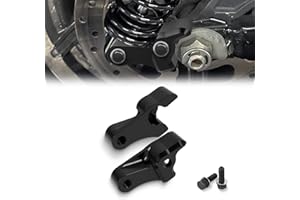 PIKPOP 2 Inch Lowering Blocks Kit for 2002-2025 Harley Davidson, Rear Slam Lowering Blocks Kit for Touring Street Glide, Road King, Electra Glide, Road Glide, Ultra Limited, CVO Limited (Black)