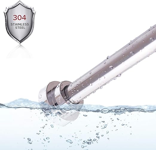 Amazon Com Spring Tension Shower Curtain Rods 40 76 Inches