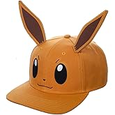 Bioworld Pokemon Eevee 3D Cosplay Pre-Curved Snapback Hat