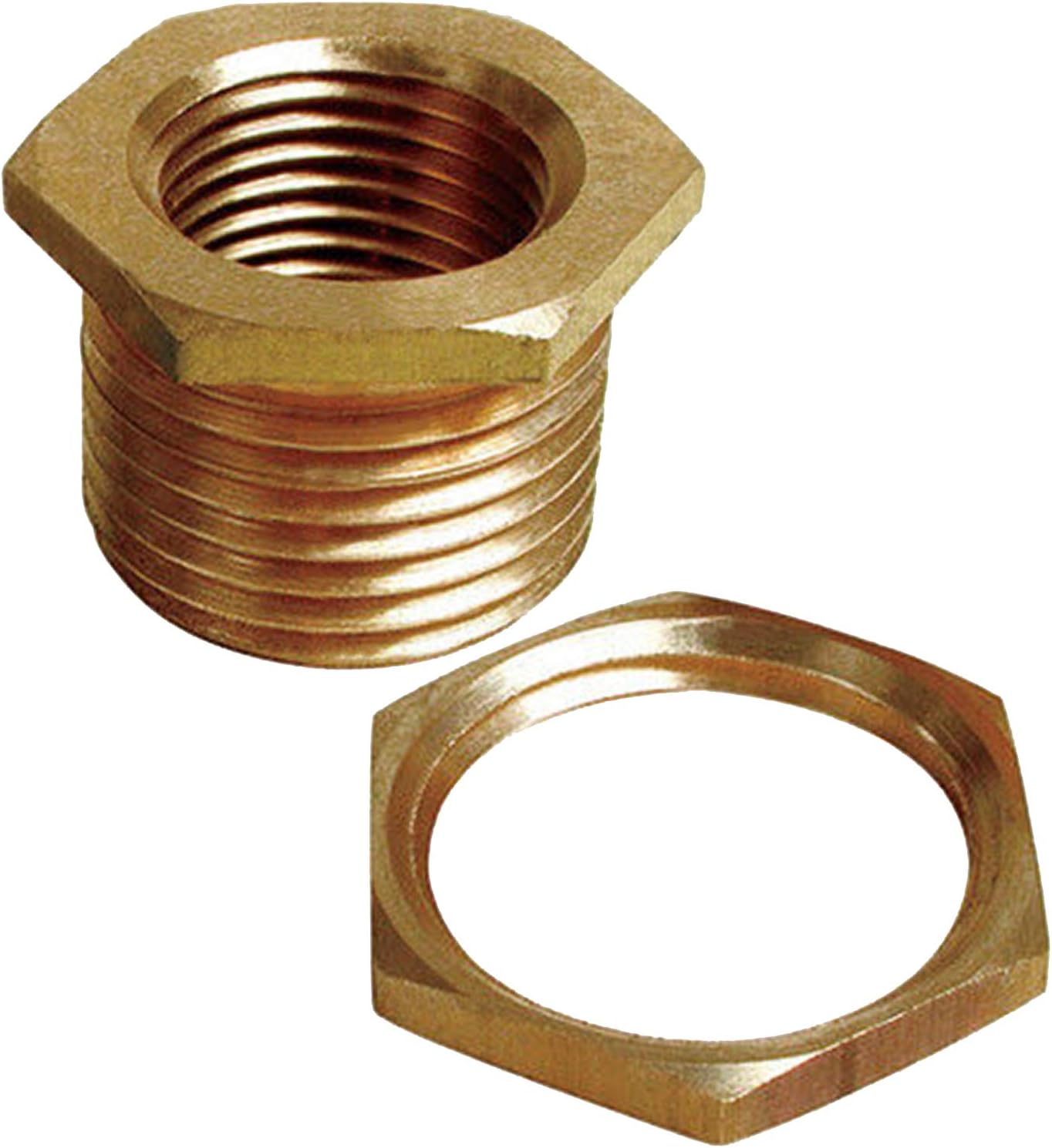 LASCO 17-2249 1/2-Inch Female Pipe Thread by 3/4-Inch Garden Hose Thread Brass Cooler Drain