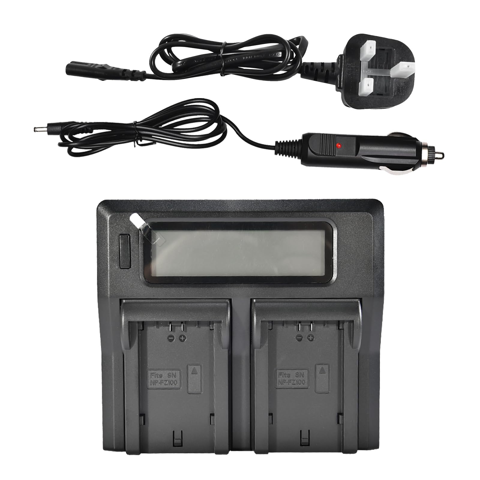 DSTE DC167 Dual Battery Charger for Sony NP-FZ100 Battery Alpha 9, A9, Alpha 9R, A9R, Alpha 9S