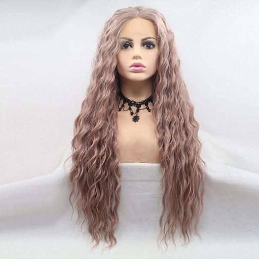 Amazon Com Mqw Fashion Hair Wigs Long Curly Hair Wig Oblique