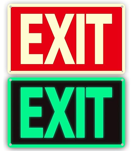 Exit Sign Color By State