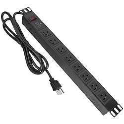 ElecVoztile 8 Outlet Rack Mount PDU Power Strips