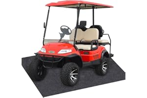 TRIDOK Large Rubber Mat 6.6x8.5 Feet Oil Absorbent Garage Mat for Under Car Waterproof Backing Layer Golf Cart Mat Protects Floor from Spills, Drips, Splashes and Stains Oil Drip Pan