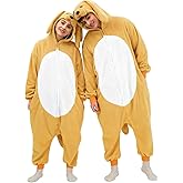vavalad Adult Onesie Costume Pajamas Cosplay Pajamas Jumpsuit Hooded Romper Women men