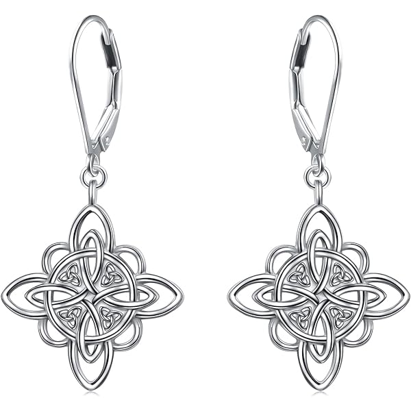 SUVANI 925 Oxidized Sterling Silver Vintage Detailed Lotus Flower Blossom Dangle Hook Earrings 1.1