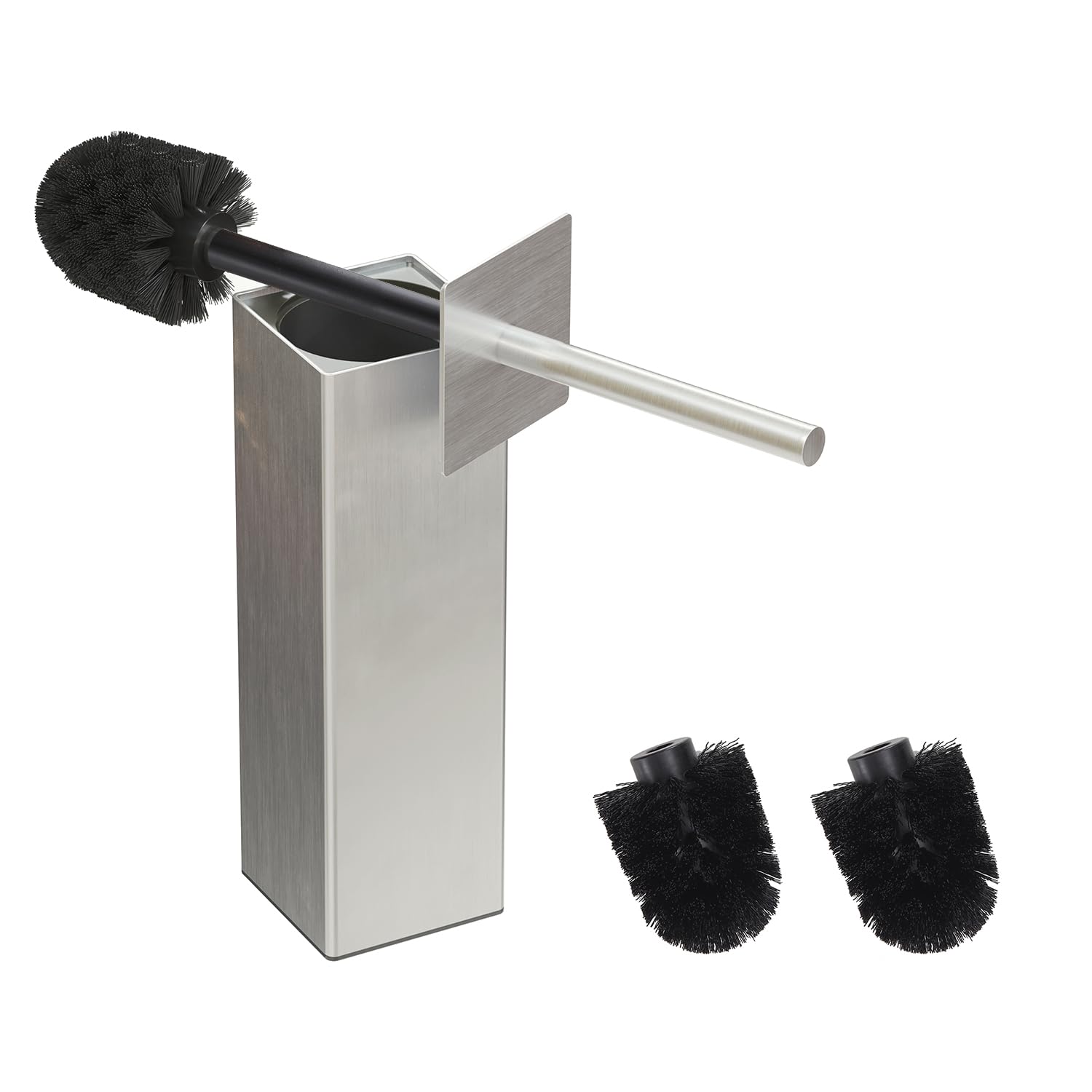 BGL Toilet Brush Holder Stainless Steel Material Stand For Bathroom And Hotel Brush Nickel