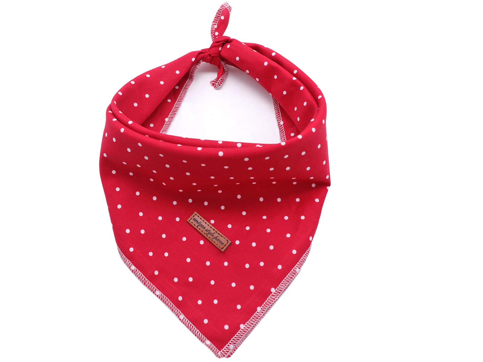 Unique Style Paws Dog Bandana Square Dog Scarf Dog Kerchief, Cotton Bibs Sarf for Small Medium Large Dogs Adjustable Dog Bandanas鈥?,X00187OWQZ"