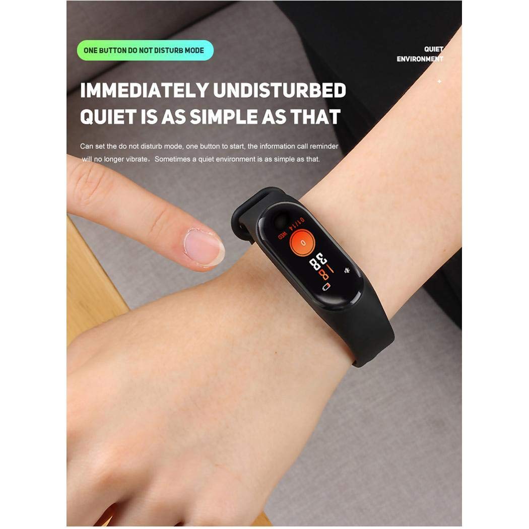 Bluetooth Reloj Inteligente Rastreador de Ejercicios Monitor de Ritmo Cardiaco Deportivo Smartwatch