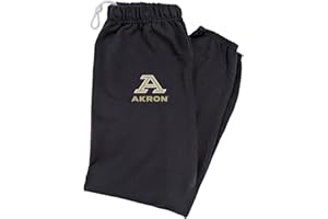 LOGOVISION Mens Jogger Sweatpants Collegiate School Logo Black Collection