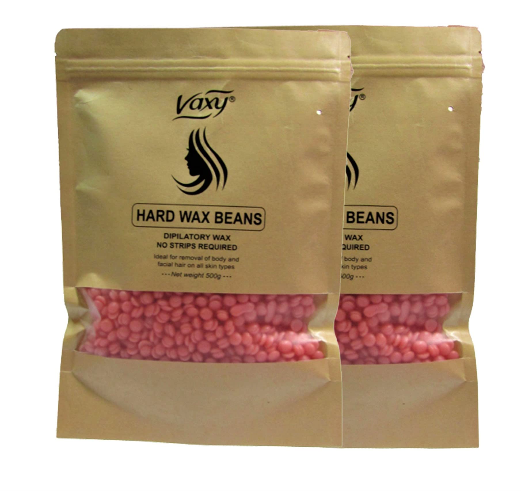 Wax Beans - Hard Wax Beans - Yellow Wax Beans- For Painless Wax for Bikini, Arms, Legs, Armpit with different Flavor- Honey In Blocks- Aloe - Chocolate - Lavender- and Rose Beads by (Rose Beads 1kg)