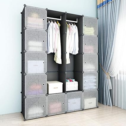 Simpdiy Space Saving Multifunction Sturdy Plastic Storage