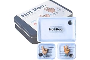 Hot Poc - Reusable Hand Warmers hotpoc, Sustainable, No Charge Needed, Pocket Warmers for Outdoors Activities and Cold Weathe