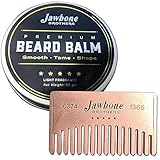 Energizing Citrus Beard Balm + Stainless Steel Beard Comb