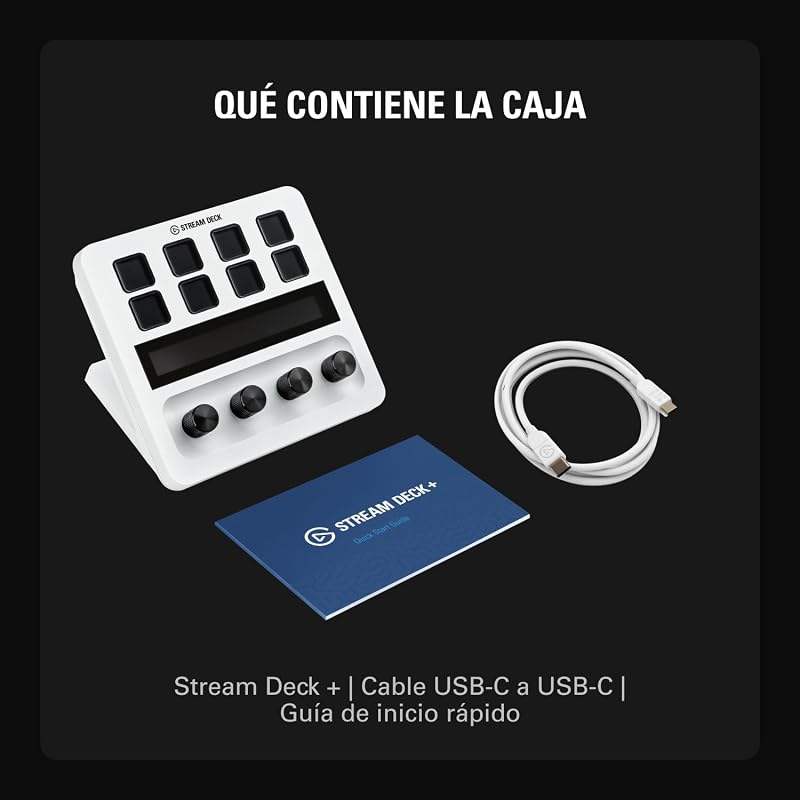 Stream Deck + White, mezclador y controlador