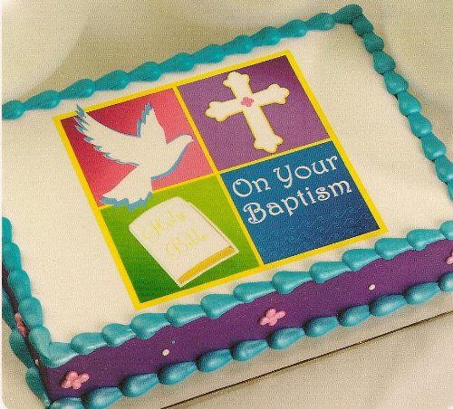 On Your Baptism ~ Edible Cake Topper