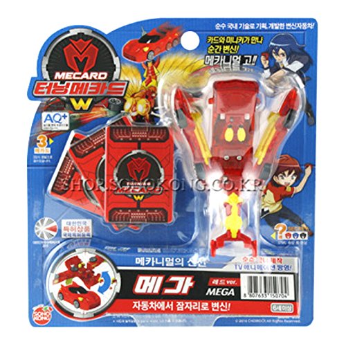 Turning Mecard W Mega Red Transforming Robot Toy: Honduras Ubuy