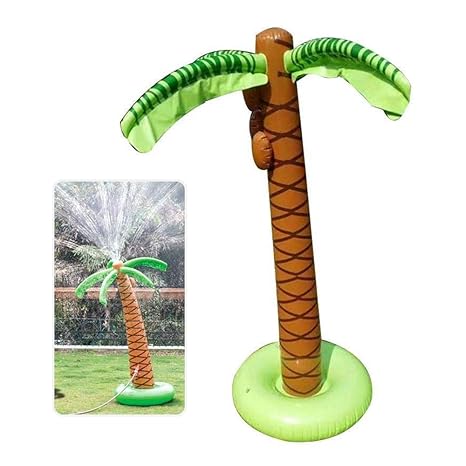 inflatable palm tree sprinkler