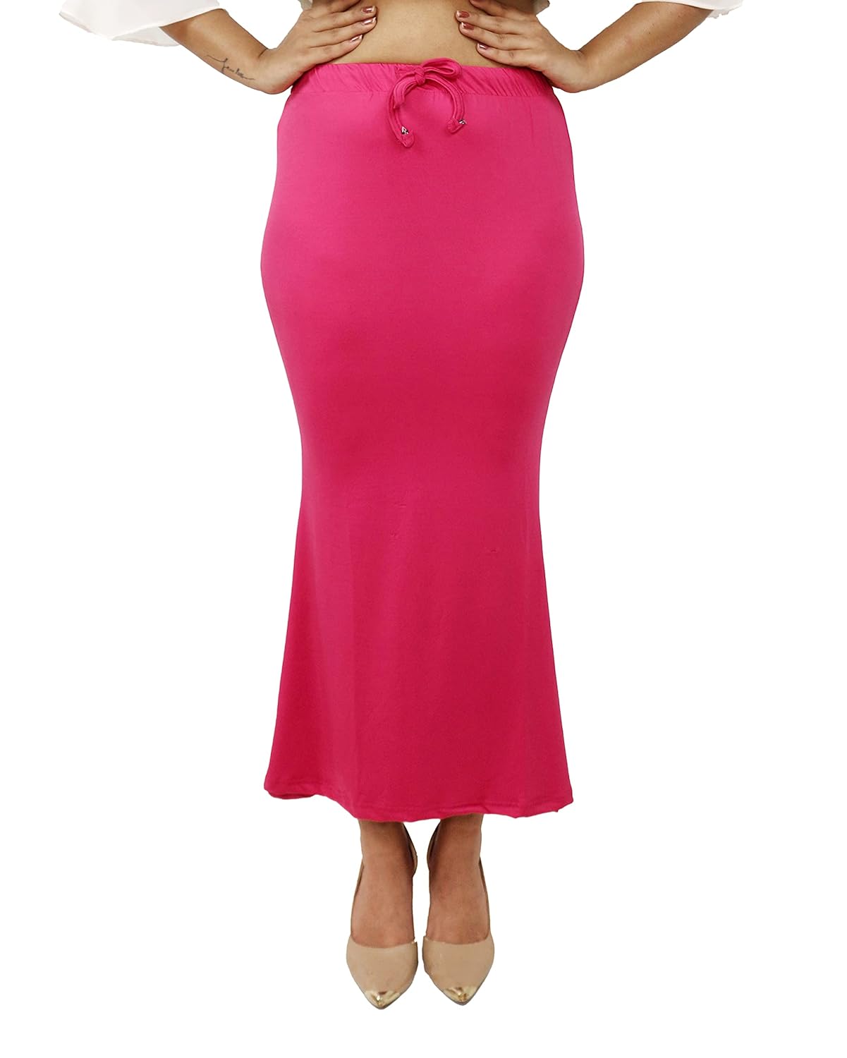 Buy Hashtag Shapewear Women's Polyester Saree Shapewear/Petticoat (Pack