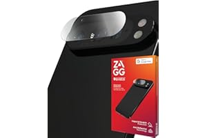 ZAGG Glass Elite Anti-Reflective Google Pixel 9 Pro Camera Lens Protector - Anti-Reflective Glass Lens Protection, 5X Stronger, Maximum Impact & Scratch Resistance, Recycled Materials