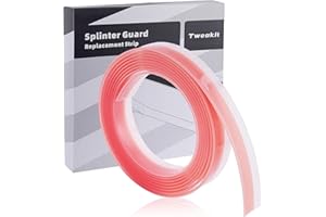 TWEAKLT 495207 Splinter Guard Tape for Festool Track Saws–118 inch Replacement Strip for FS/2, FS-SP 5000, FSK Guide Rails, Self-Adhesive,Easy-to-Replace Accessory for Precision Cutting