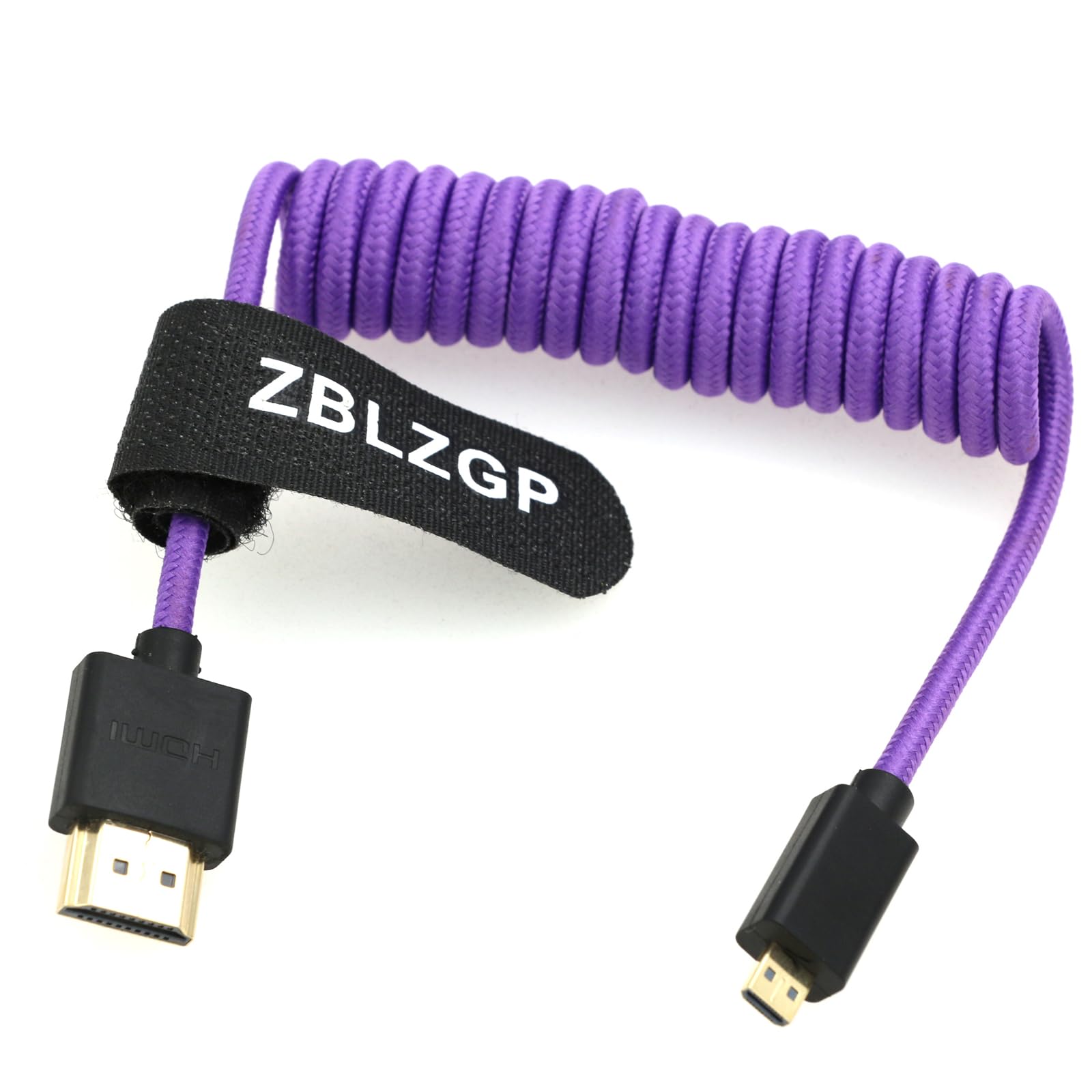 ZBLZGP 8K HDMI Cable 48Gbps, 32 Audio Channels for Sony A9 Camera, Sony FS7 Camcorder, Surround Sound Focused 8K Monitors Mirco HDMI to HDMI