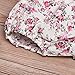 SEVEN YOUNG Newborn Baby Girls Floral Print Backless Romper Infant Kids Jumpsuit Outfit Playsuit Clothes