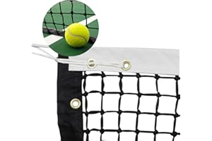 ProGoal Tennis Net 42FT Professional Heavy Duty Nylon Net, Compatible with All Standard Tennis Posts, Included Indoor Outdoor Court
