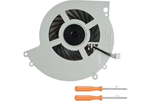 Rinbers® Internal CPU GPU Cooling Cooler Fan Replacement Part for Sony Playstation 4 PS4 CUH-1200 CUH-1215A CUH-1215B CUH-12XX CUH-1200AB01 CUH-1200AB02 Console 500GB KSB0912HE with Tool Kit
