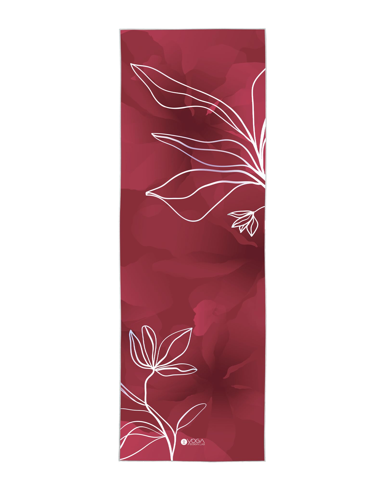 Yoga Design Lab Yoga Towel, Microfiber Yoga Rug, Yoga Mat Size (Iris)