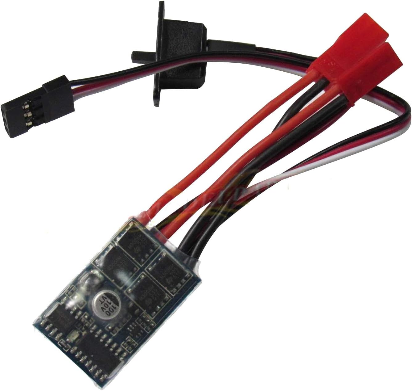 powerday RC 10A ESC Brushed Speed Controller for 1/16 18 24 Car Boat Tank w/o Brake This ESC can work with 130/180/260/280/380 Brushed Motor(Without brake ESC 1pcs)