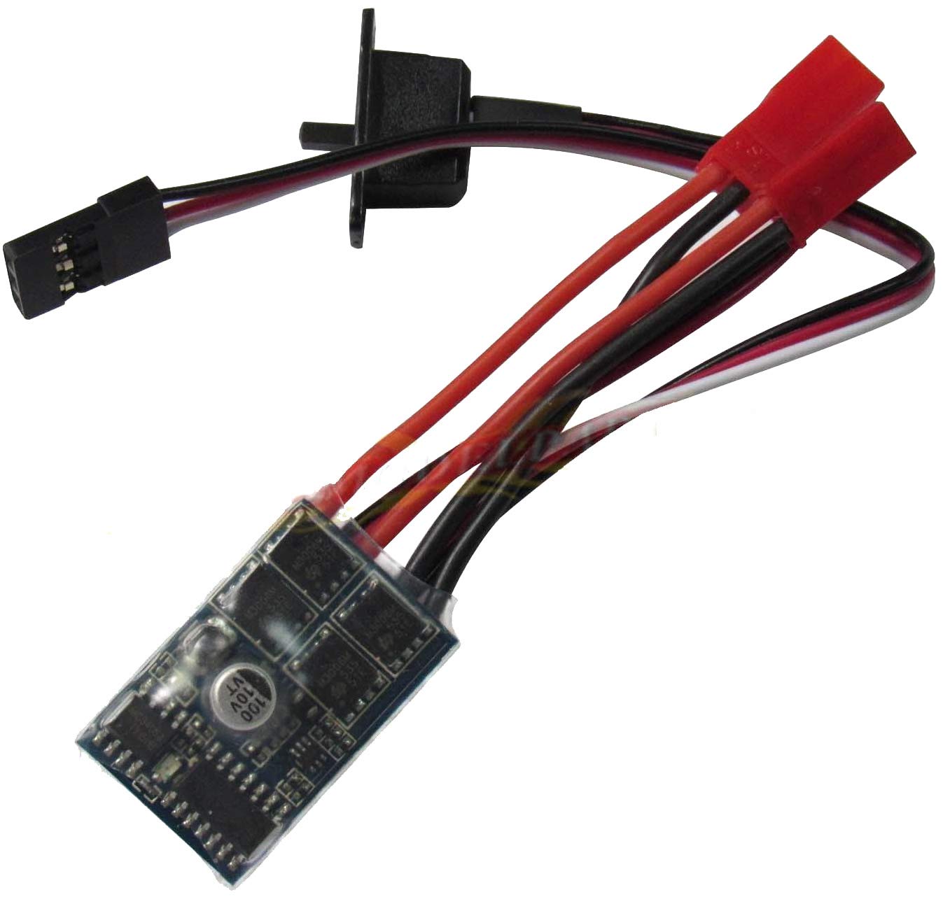 powerday RC 10A ESC Brushed Speed Controller for 1/16 18 24 Car Boat Tank w/o Brake This ESC can work with 130/180/260/280/380 Brushed Motor(Without brake ESC 1pcs)