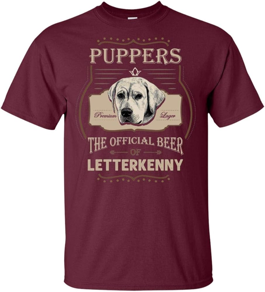 Puppers Premium R The Offical Beer Of Letterkenny T Shirt Zelitnovelty