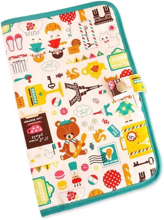 Amazon Co Jp カラフルcafe 母子手帳ケース 服 ファッション小物