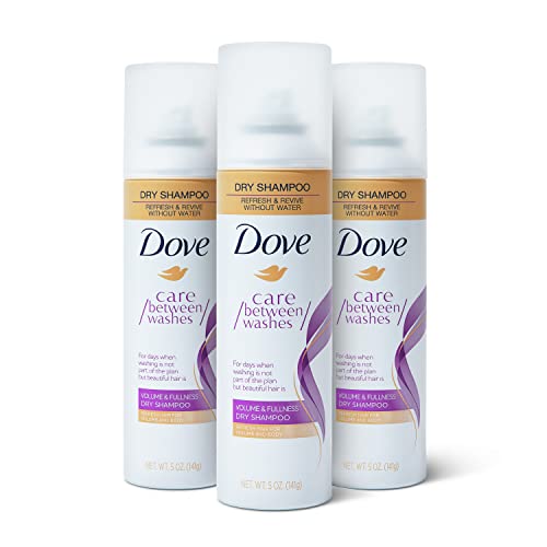 Dove Dry Shampoo Volume and Fullness 3 Count Hair Treatment for Oily