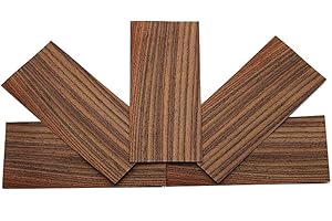 HUATOOL rosewood Veneer Guitar Head Veneer Shell Sheet Headplate Replacement guitar Accessories DIY Guitar making material (India Rosewood 200mm*90 * 0.5mm 5pcs)