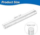 sourcing map Zinc Rod 3/8" 10mm x 4" 100mm 99.995% High Purity Metal Bar Anode view 2