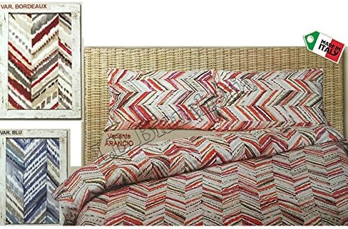 Gipetex Clover – missonin Imagination of Colours bordeaux Size 2 Bed Throw 260 x 280- cm Made in Italy – Tightly Woven Cotton
