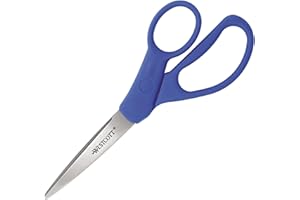 Westcott All Purpose Preferred Stainless Steel Scissors, 7", Blue, Single, Model: 43217