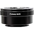 Fotasy Olympus OM Lens to E Mount Adapter, OM FE Adapter, OM Adapter FE-Mount, Compatible with Sony a7 a7R a7s II III IV a9 a7c Alpha 1 a6600 a6500 a6400 a6300 a6100 a6000 a5100 a5000 ZV-E10
