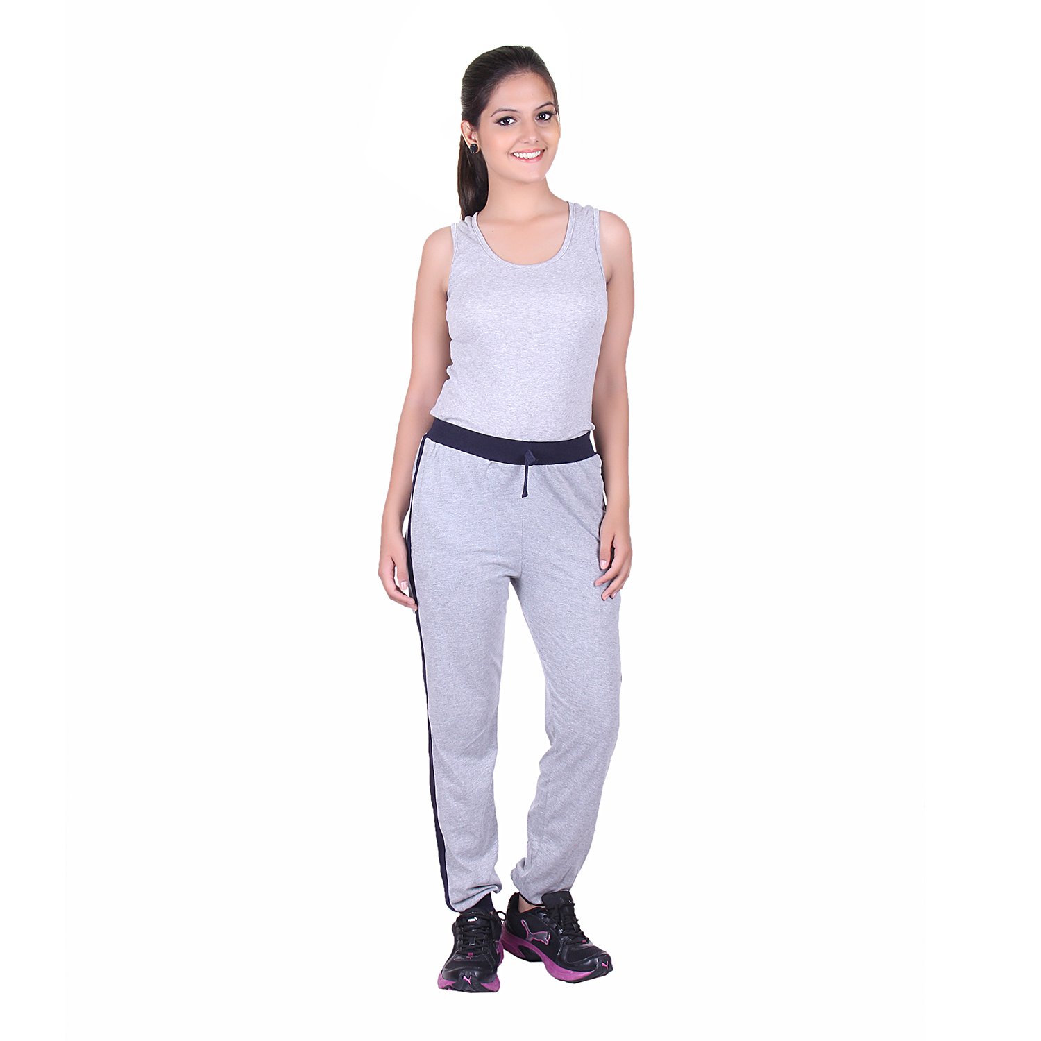 dfh women's cotton track pant