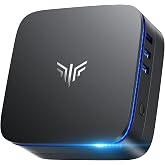 KAMRUI AK1PLUS Mini PC Computer, Intel N5030 (Up to 3.1GHz), 12GB RAM 256GB SSD, Dual 4K Mini Desktop Computer, Support 2.5'' SSD Expansion, WiFi, Bluetooth, Ethernet, Business Home Office PC