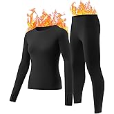 gagli Long Johns for Women - 2 Styles: 185g Lightweight Base Layer Set & 220g Micro-Fleece Lined Thermal Underwear