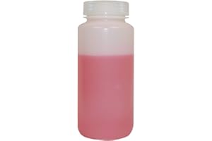 labForce 1155L48 Bottle, Wide Mouth Round, HDPE with PP Closure, 500mL, 12/Pack