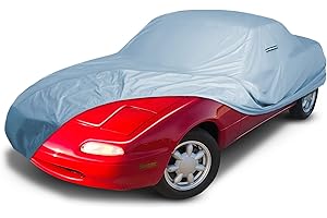 iCarCover Custom Car Cover for 1989-2025 Mazda Miata, Waterproof All-Weather Rain Snow UV Sun Protector Full Exterior Weatherproof Indoor Outdoor Car Cover with Strap